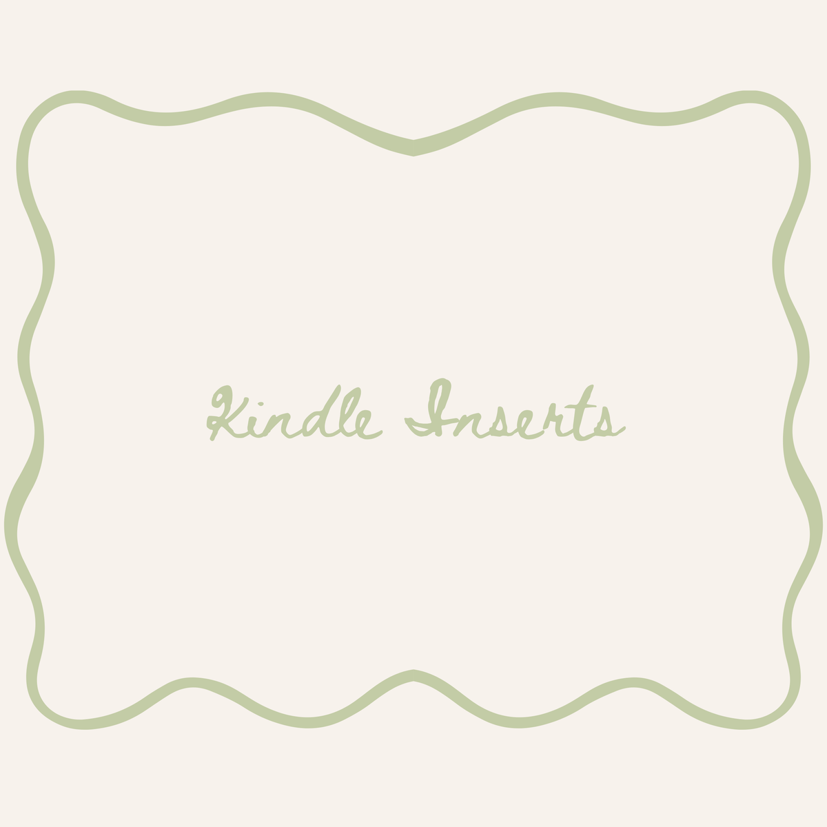 Kindle Inserts
